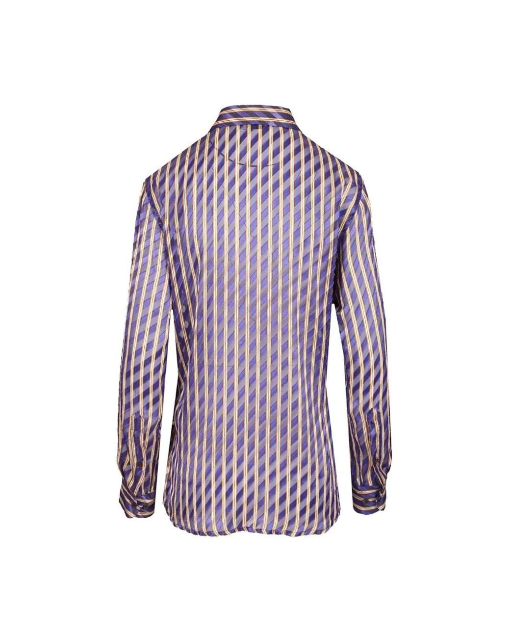 Dries Van Noten Purple Shirts