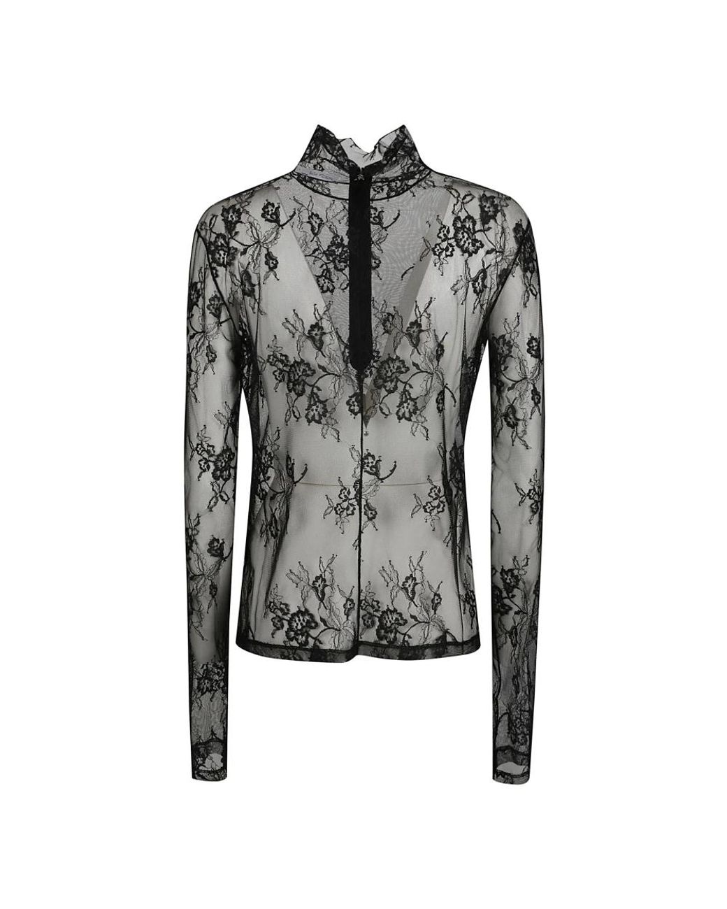 Patrizia Pepe Black Long Sleeve T-Shirts
