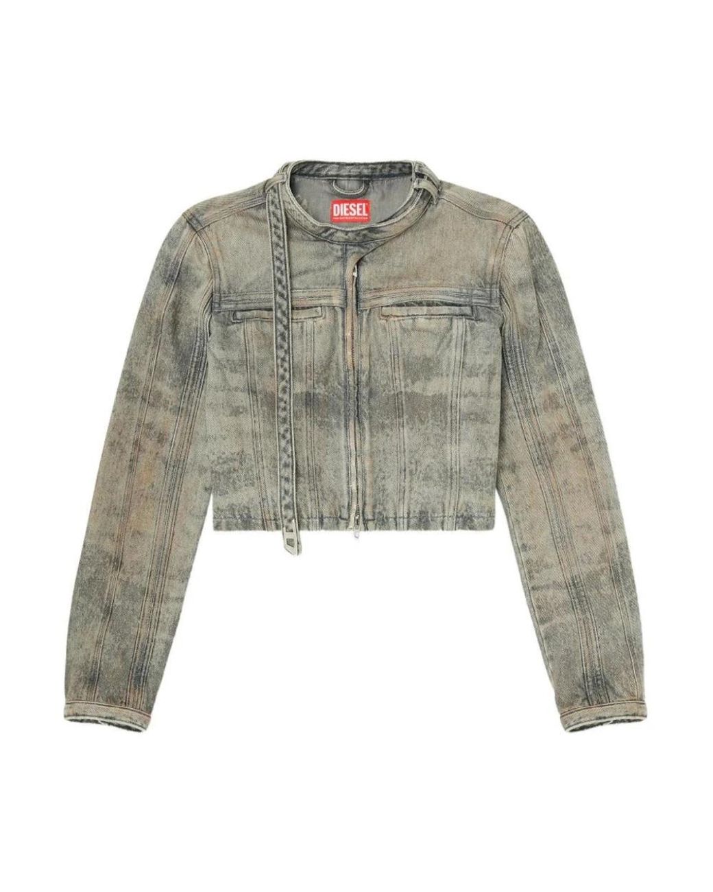 DIESEL Green Denim Jackets