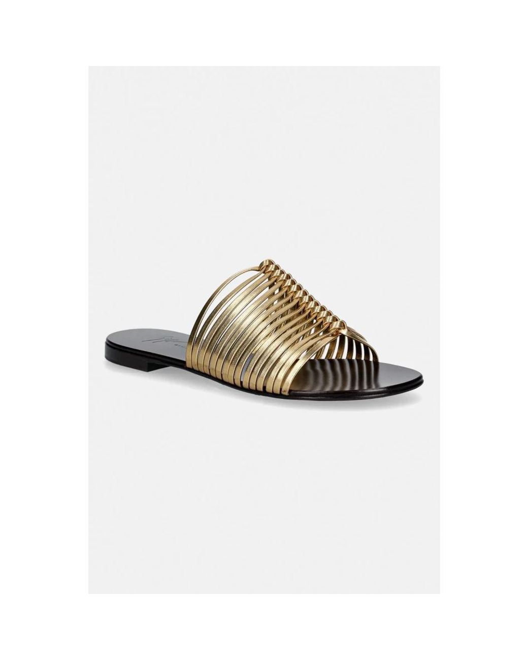 Giuseppe Zanotti Metallic Sliders