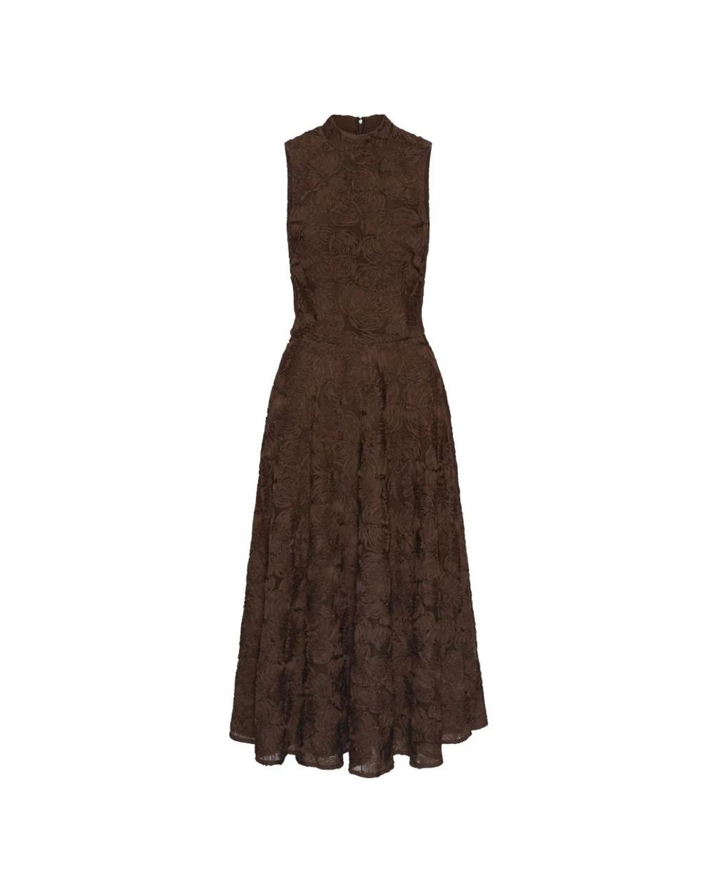 ROTATE BIRGER CHRISTENSEN Brown Midi Dresses