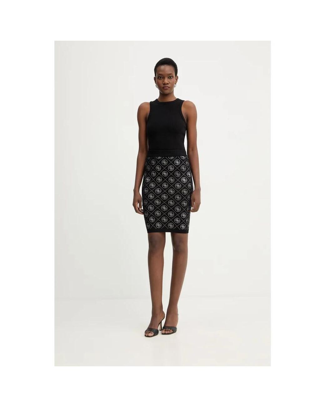 Short Skirts Guess de color Black