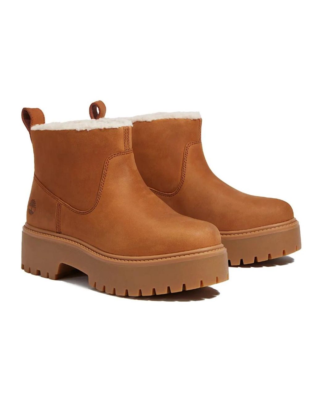 Timberland Stone Street Platform Boot in het Brown