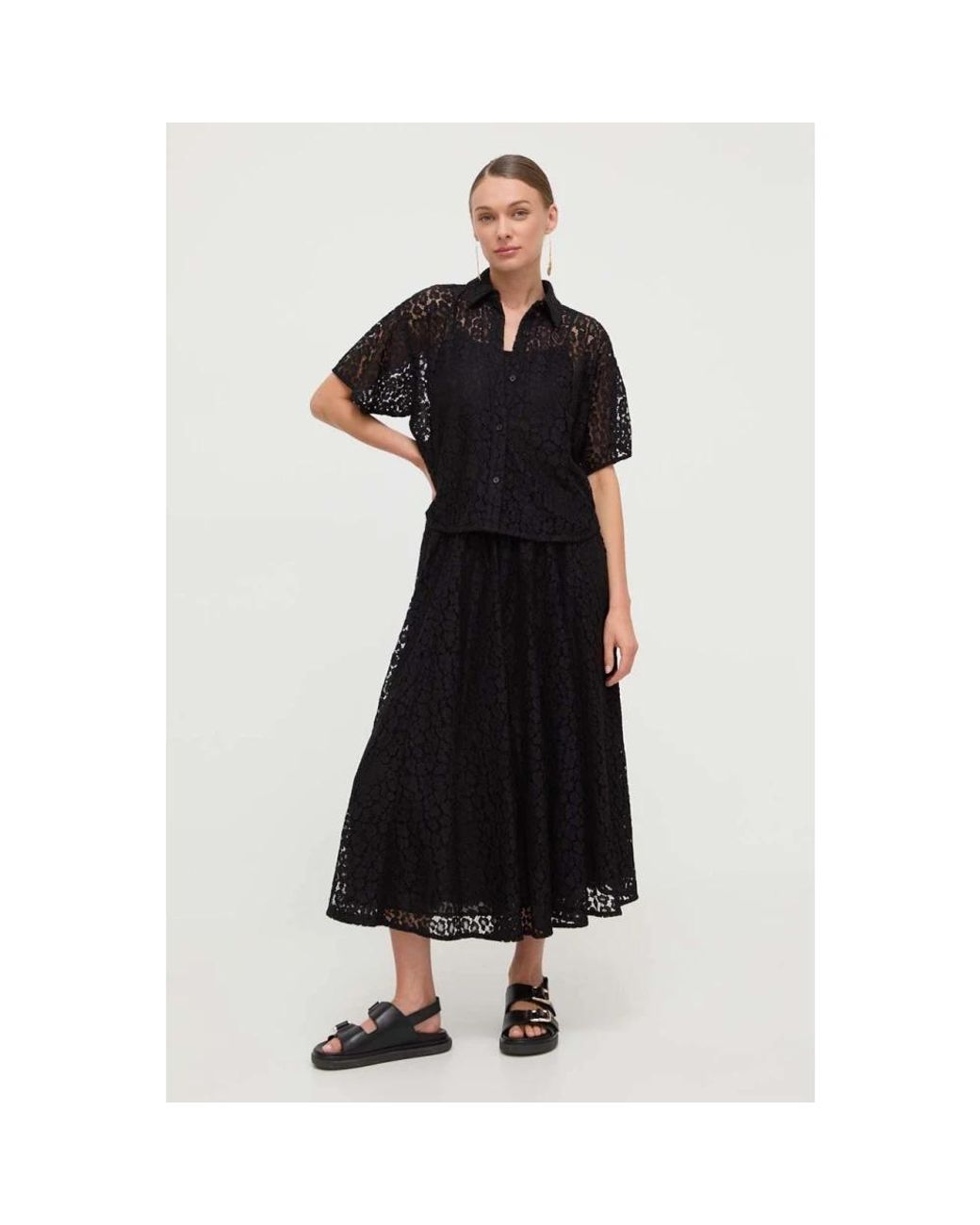 Shirts Michael Kors de color Black
