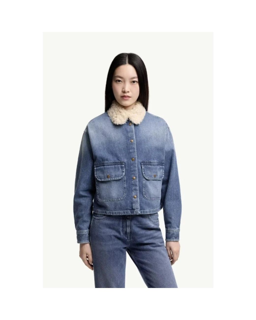 Moncler Blue Denim Jackets