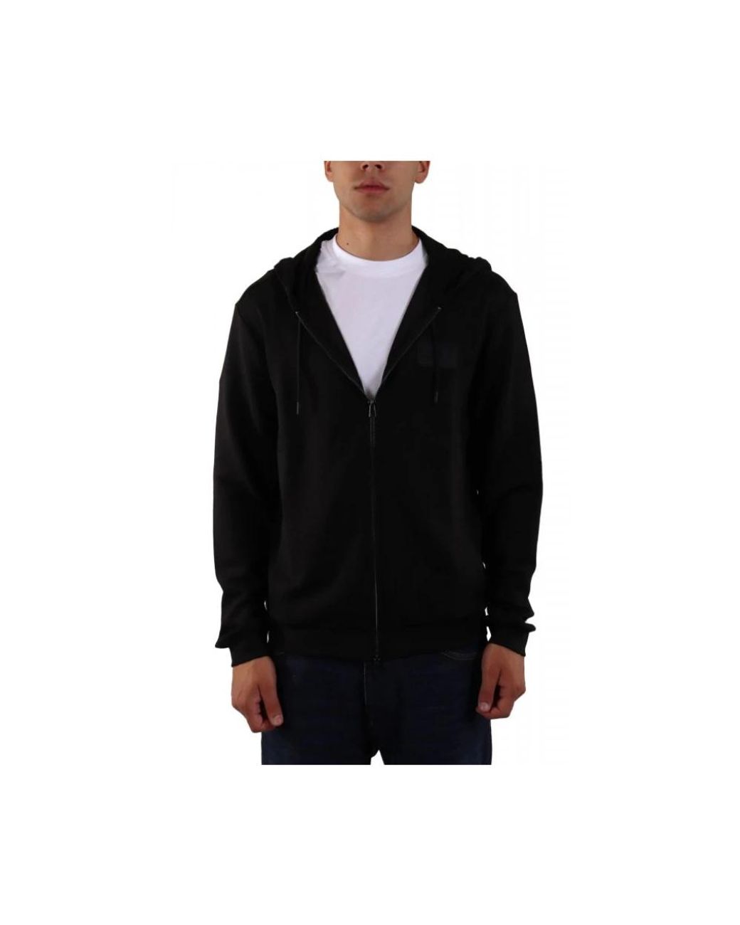 EA7 Train Lux Hoodie in het Black voor heren