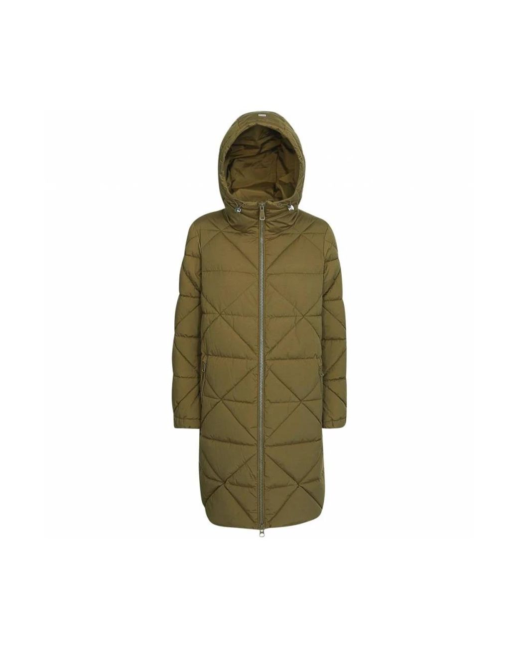 Geox Jassen ,Groen ,Polyester Winter Donsjas Voor Vrouwen in het Green