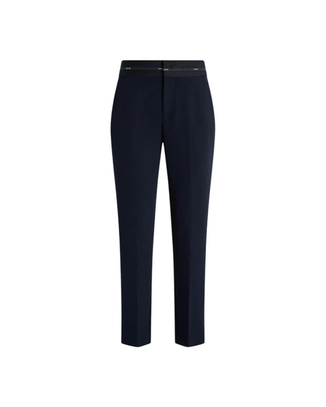 Liu Jo Blue Straight Trousers