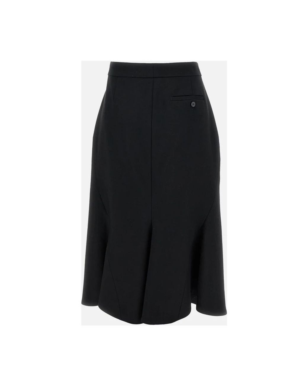 McQueen Black Midi Skirts
