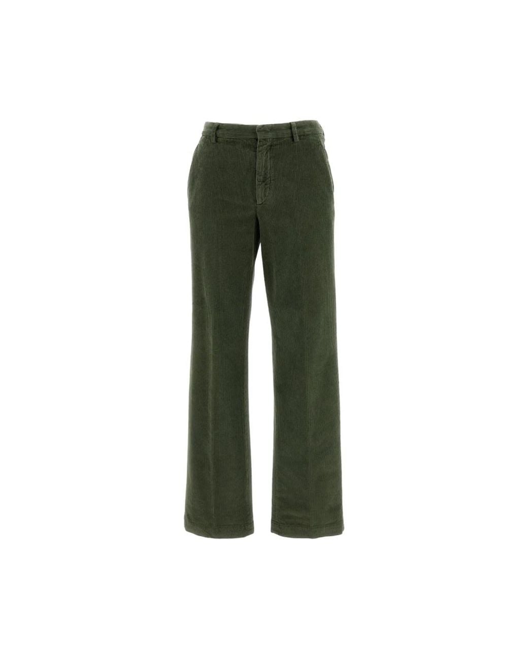 Cellar Door Green Straight Trousers