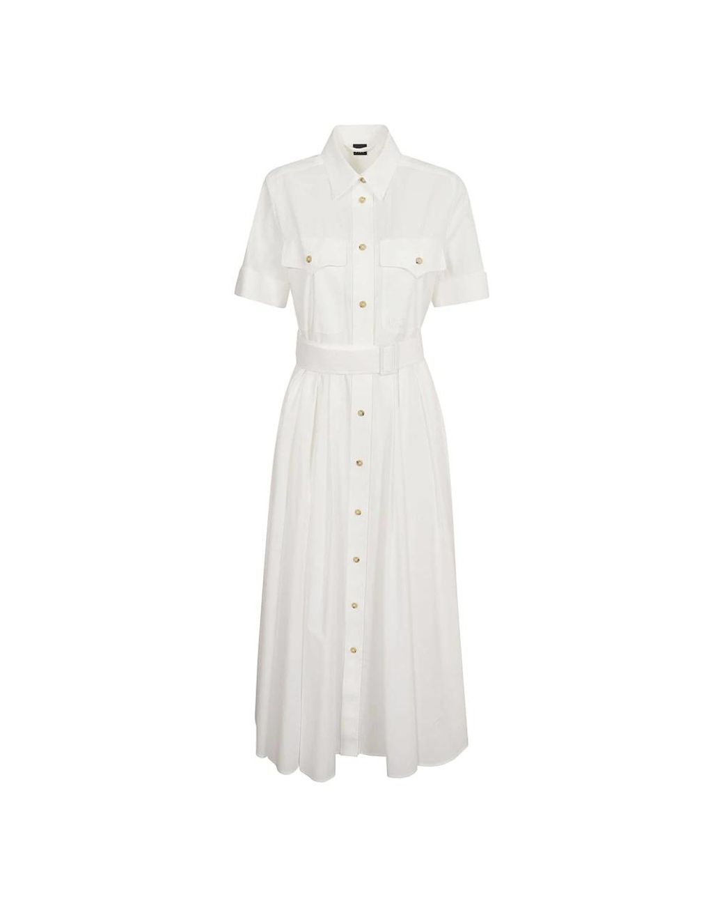 Fay White Shirt Dresses