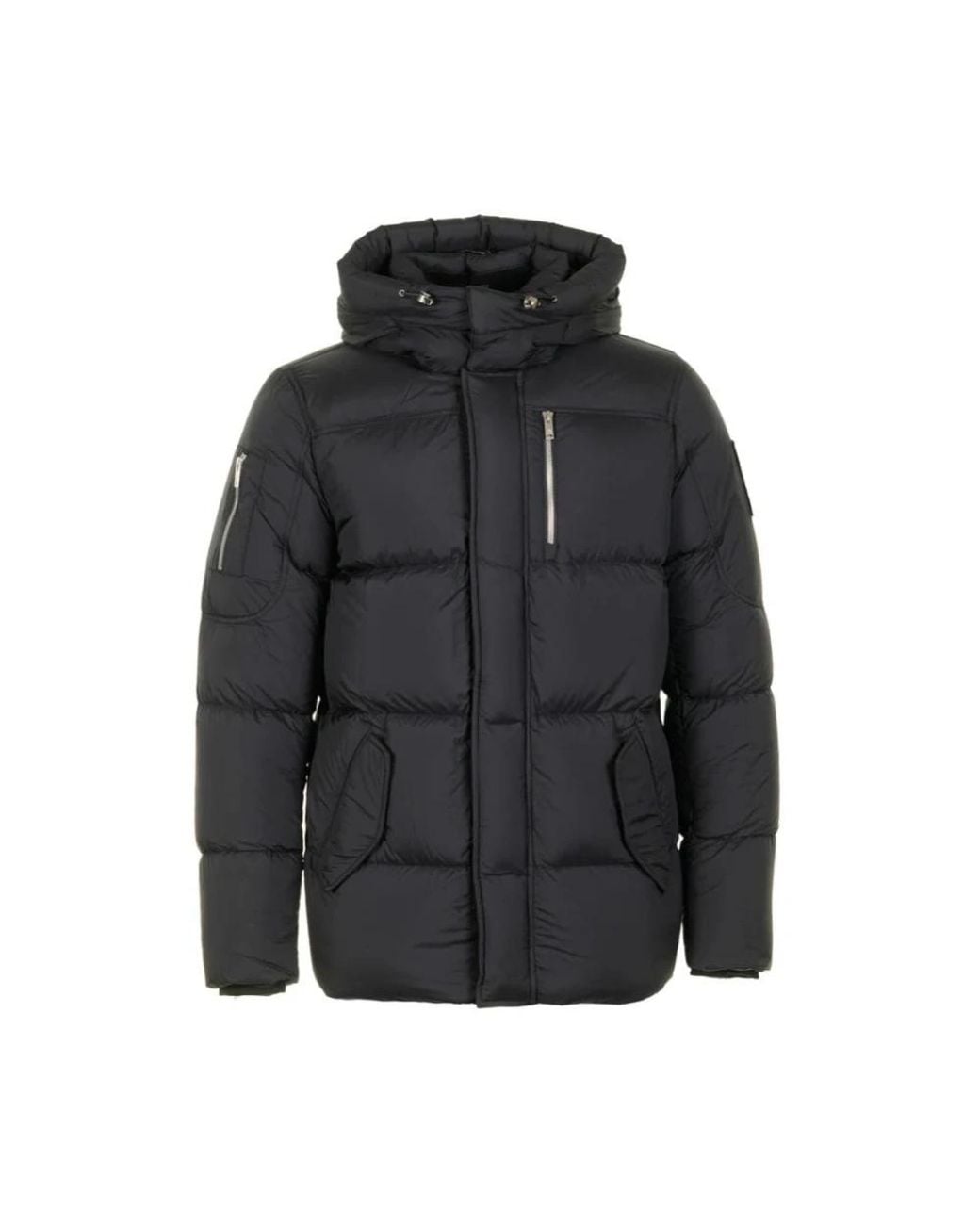 Down Jackets di Moose Knuckles in Black da Uomo