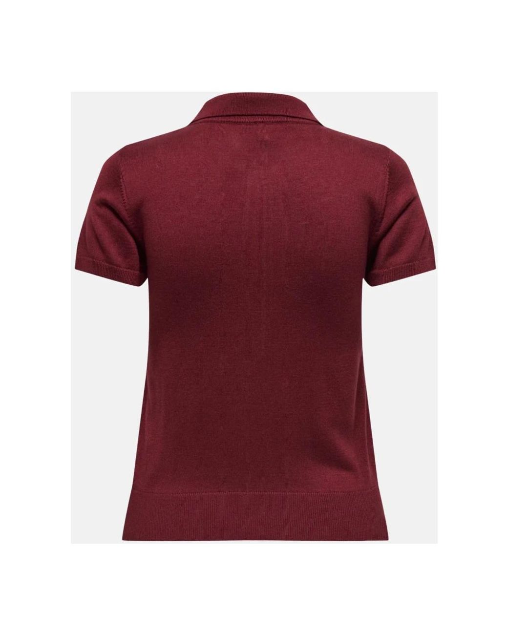 ONLY Red Polo Shirts