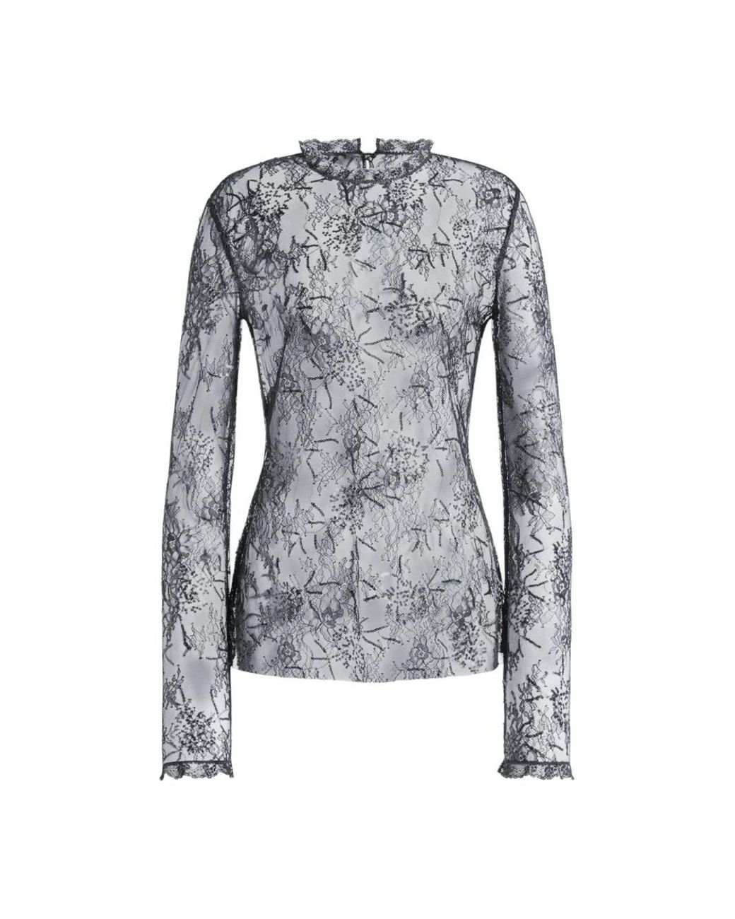 Alberta Ferretti Blue Blouses