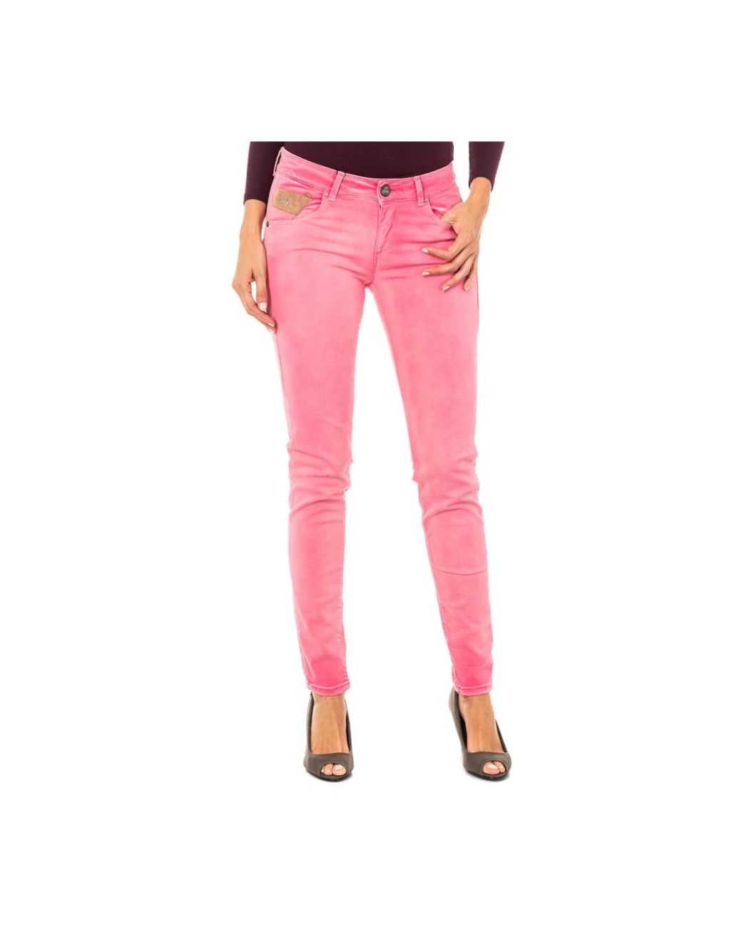 La Martina Pink Skinny Fit Jeans