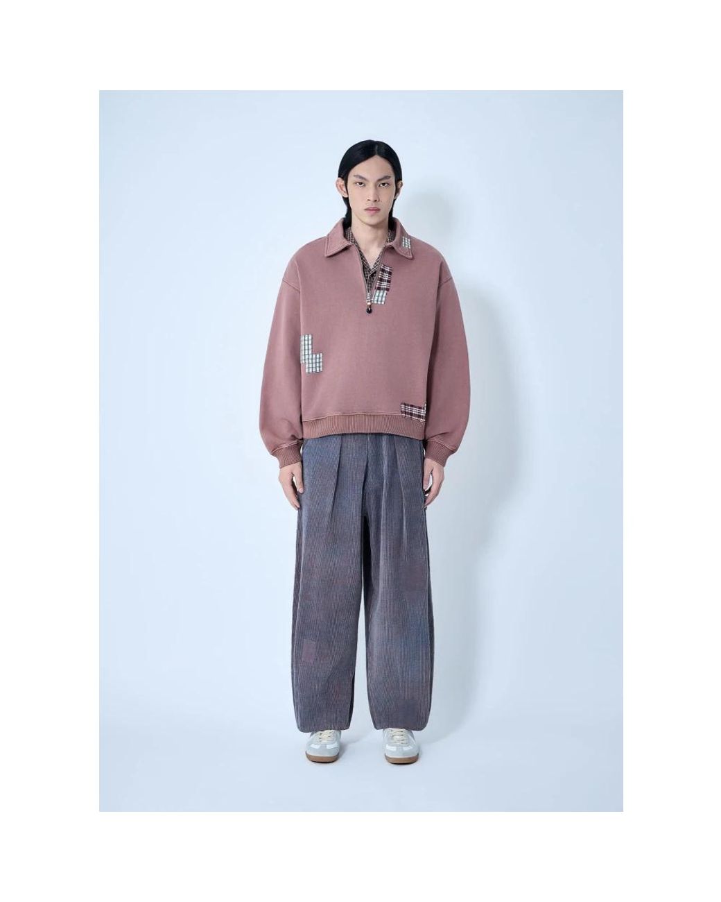 STORY mfg. Purple Zip-Throughs for men