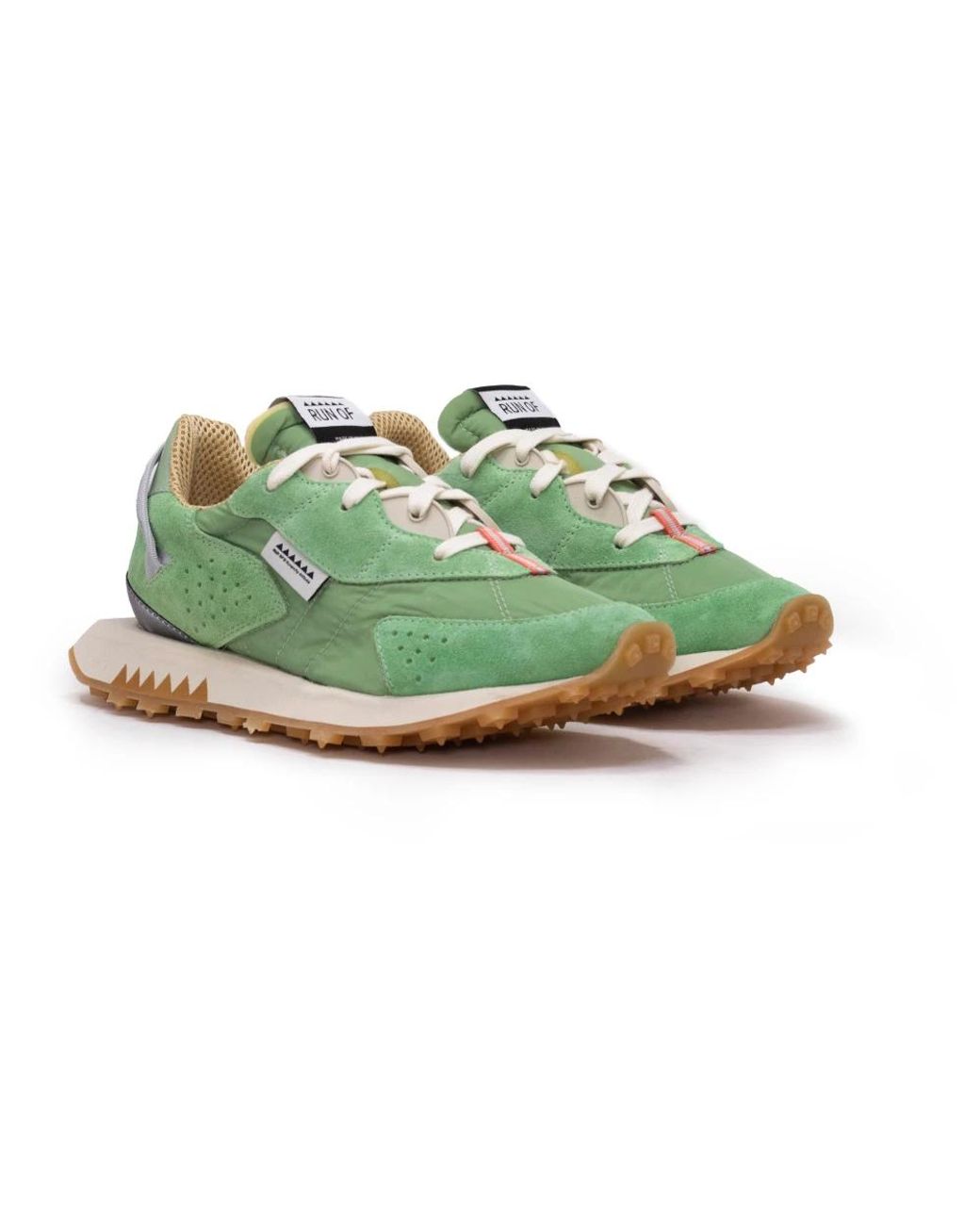 RUN OF Green Sneakers