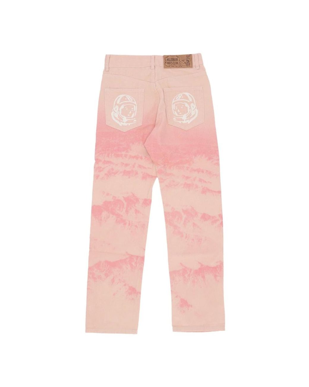 BBCICECREAM Pink Straight Fit Jeans for men