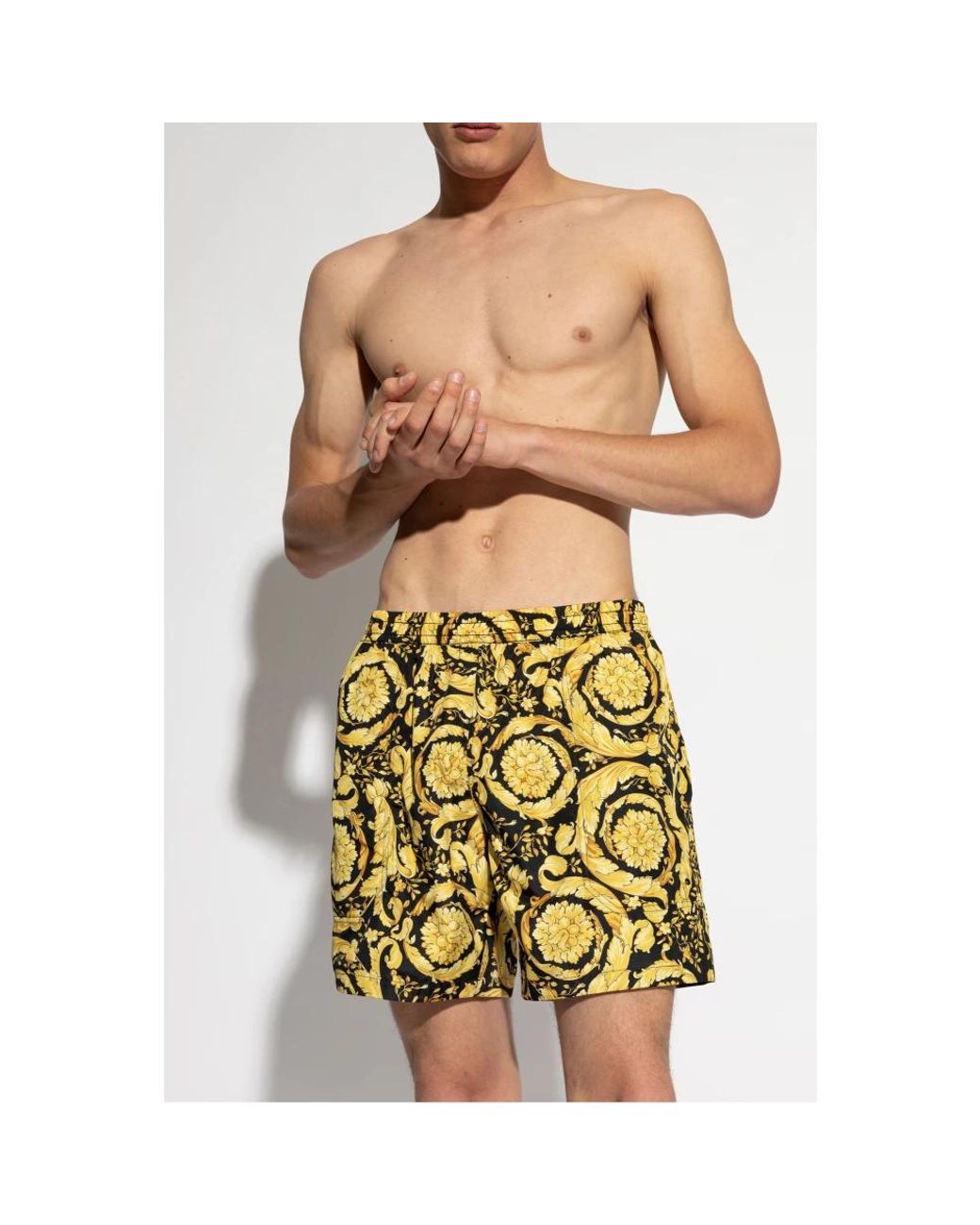 Beachwear Versace de hombre de color Yellow