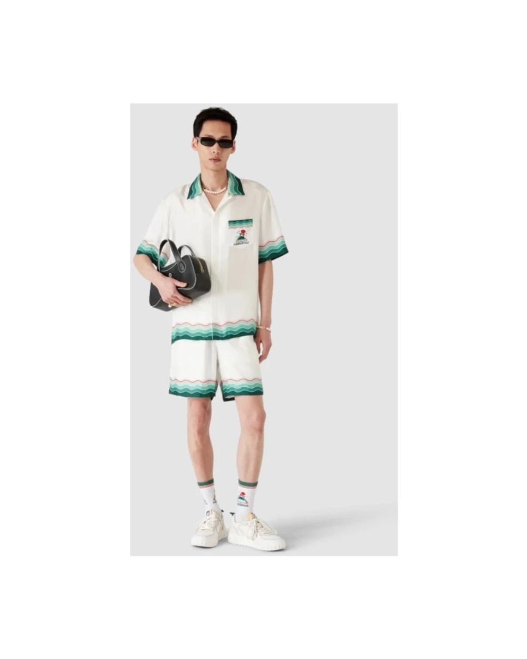 Casablanca Green Casual Shorts for men