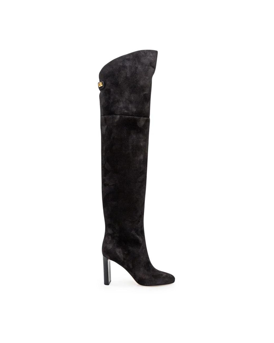 Maison Skorpios Black Over-Knee Boots
