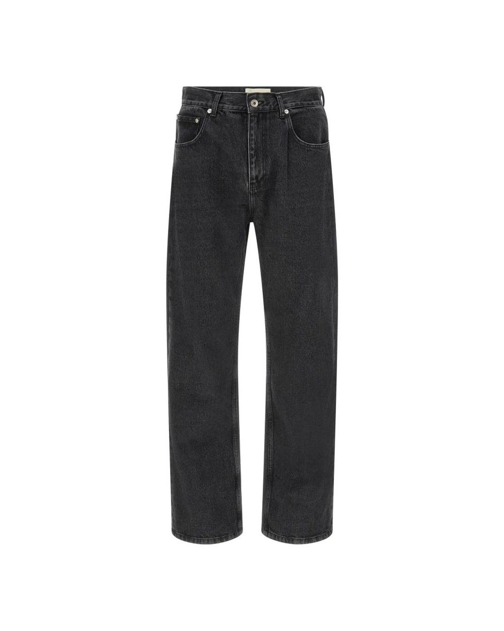 Second/Layer Gray Straight Fit Jeans for men