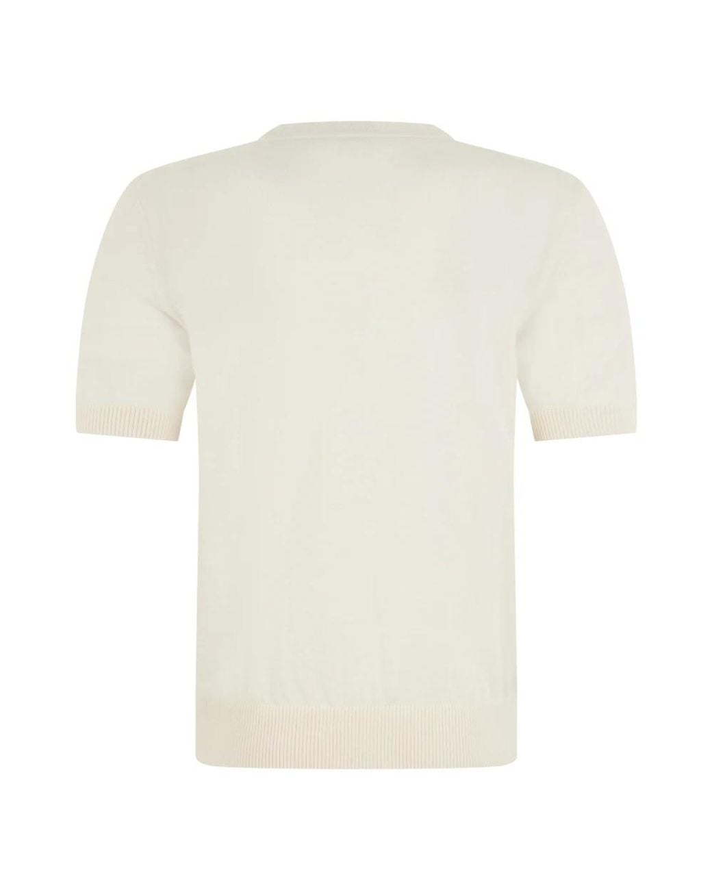 Boss White Round-Neck Knitwear for men