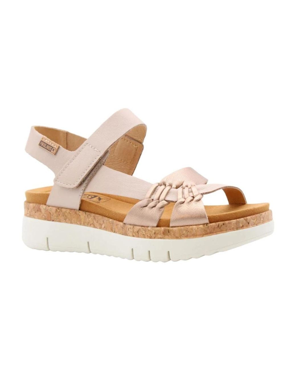 Pikolinos White Stilvolle flache sandalen für frauen
