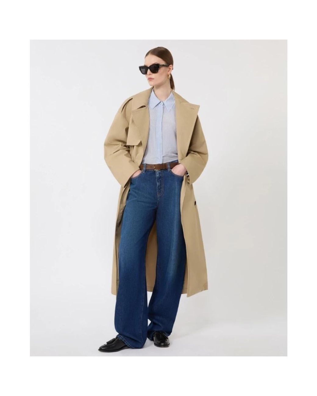 Max Mara Blue Wide Jeans