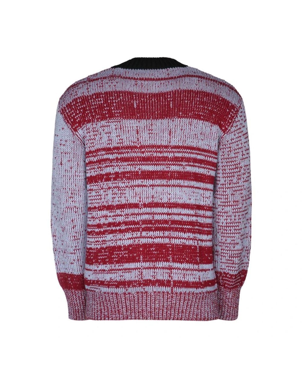 Marni Purple Round-Neck Knitwear for men