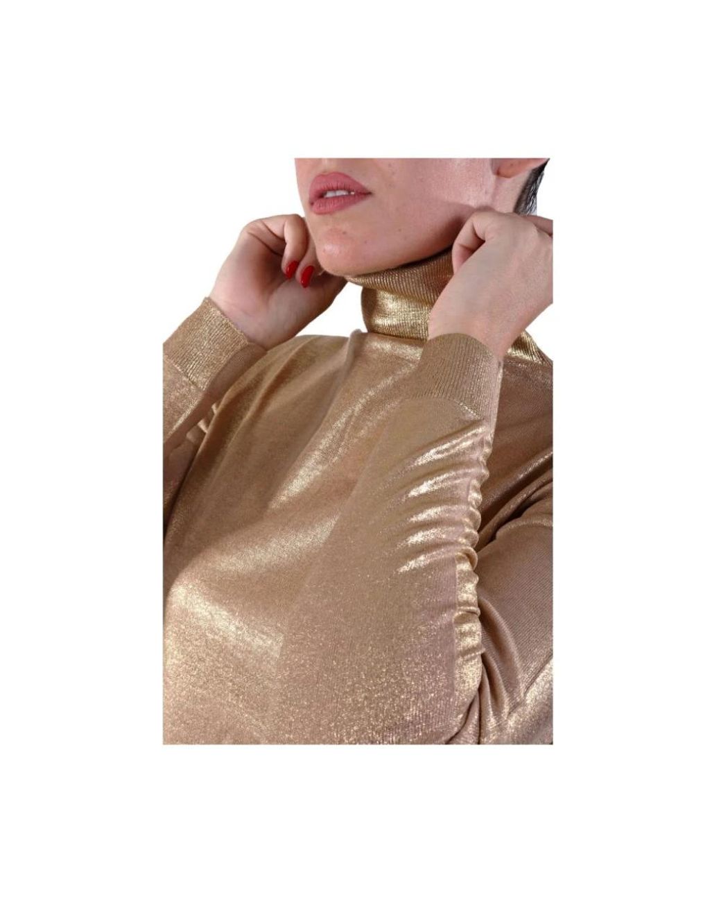 Liviana Conti Natural Turtlenecks