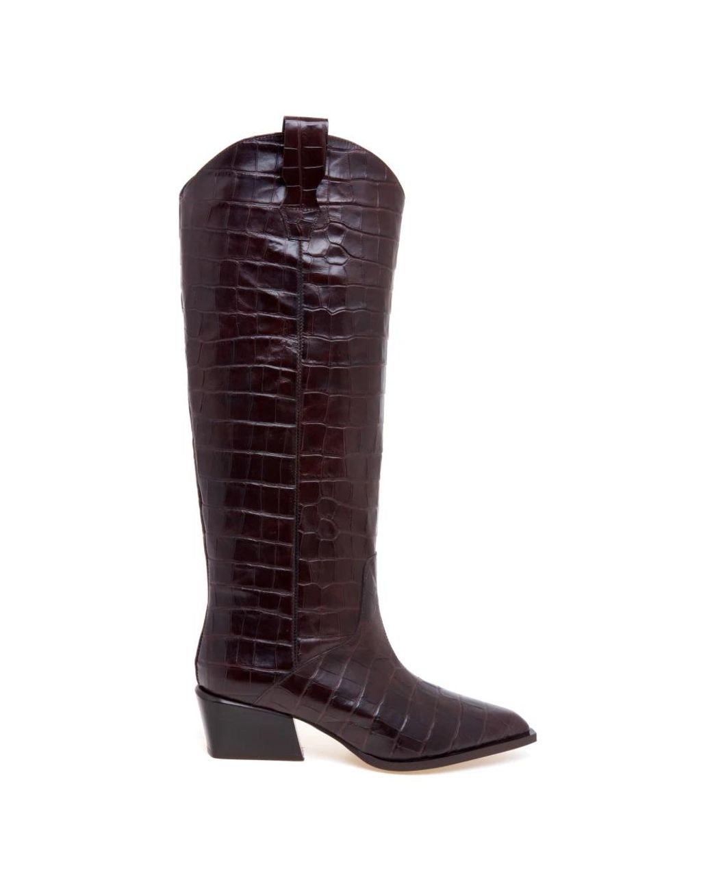 Poeve Brown Cowboy & Biker Boots