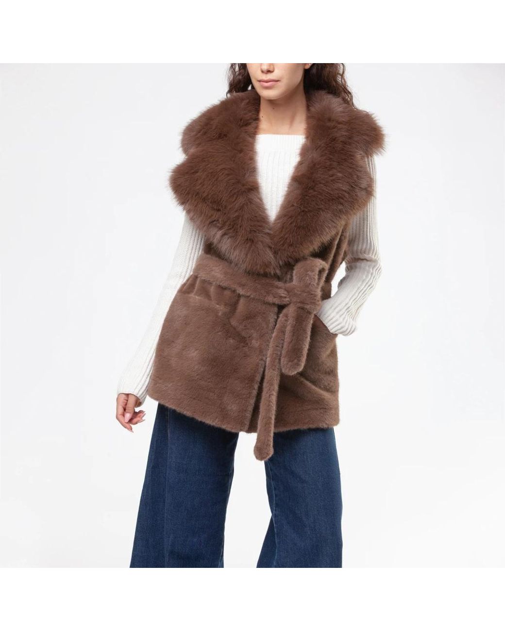 V73 Jassen ,Bruin ,Polyester Penny Jacket in het Brown