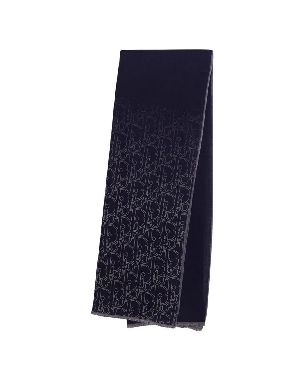 Dior Blue Winter Scarves for men