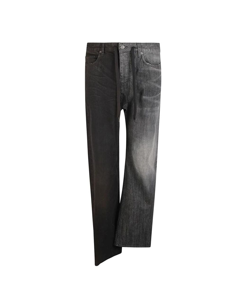 Balenciaga Gray Straight Jeans for men