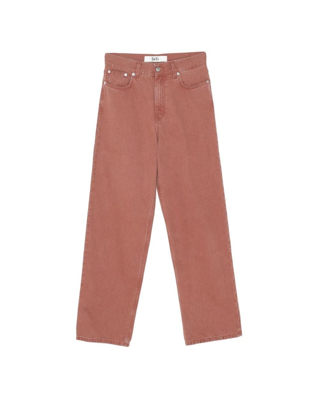 Séfr Red Straight Fit Jeans