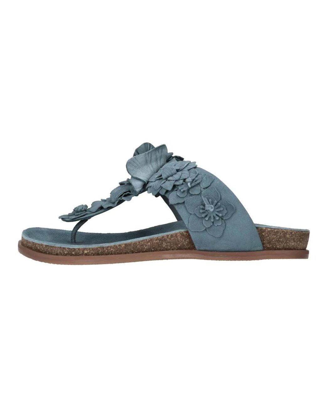 Emanuélle Vee Blue Flip Flops