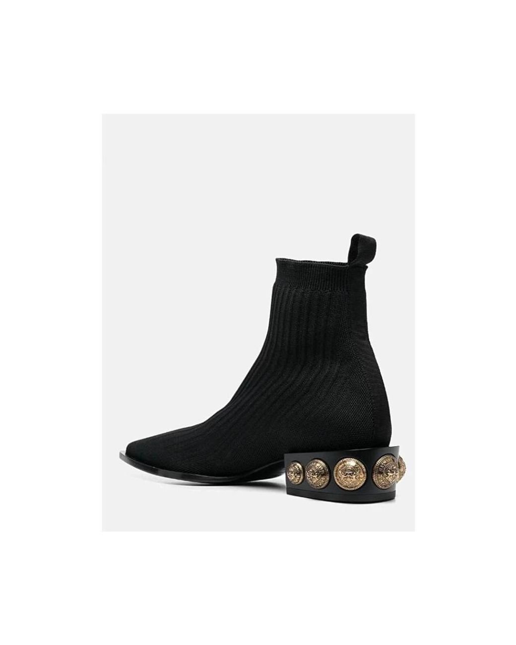 Heeled Boots Balmain de color Black