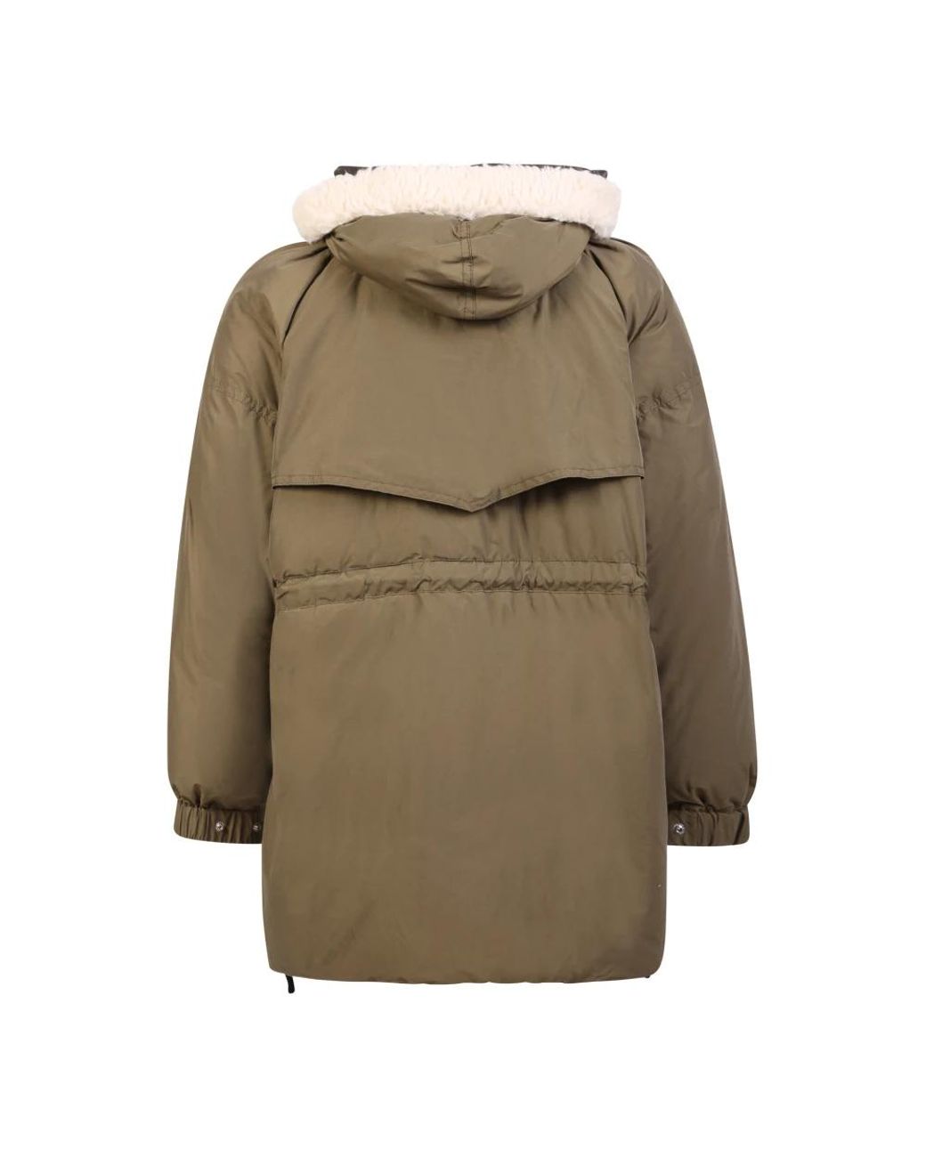 Sacai Green Down Jackets for men