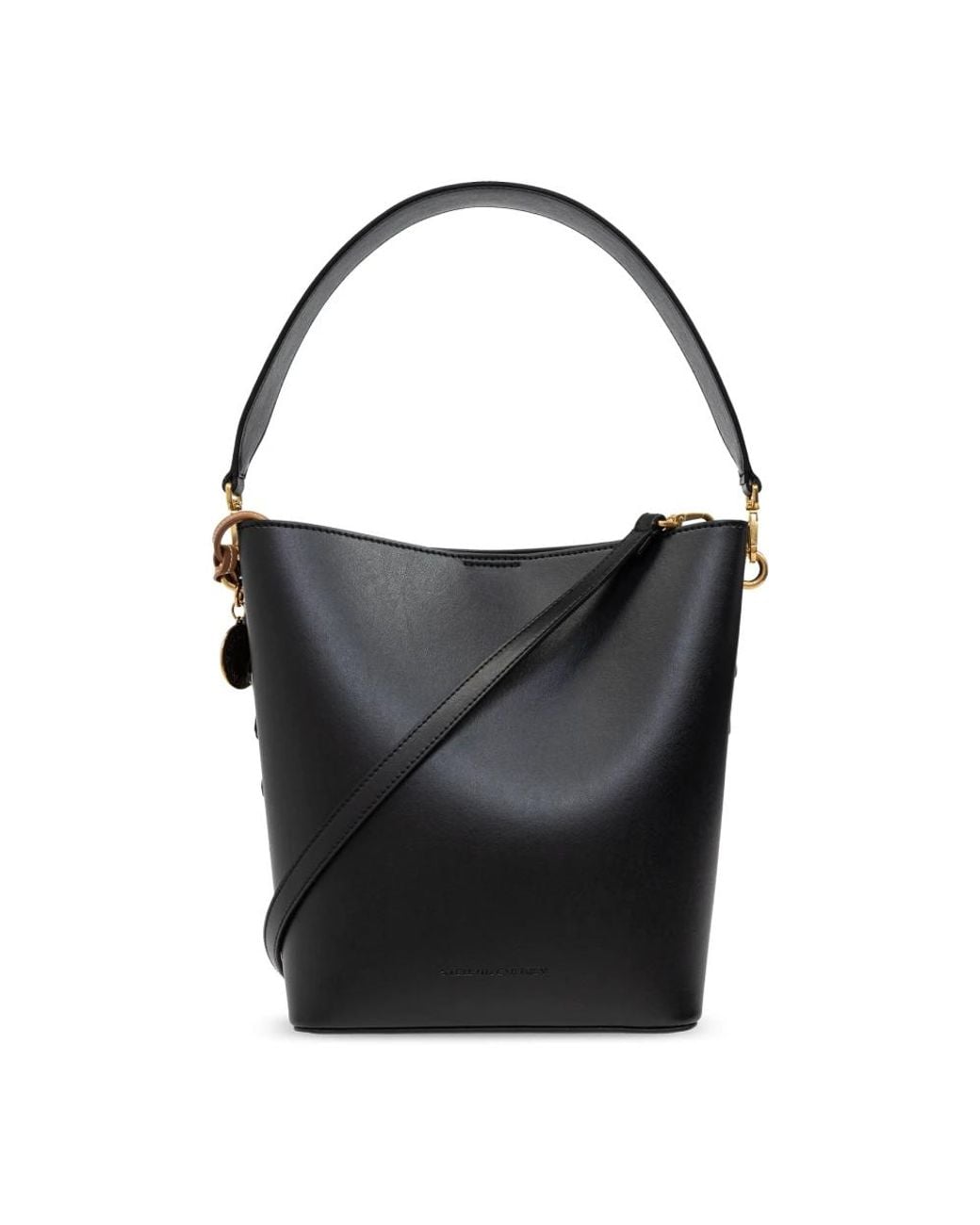 Stella McCartney Black Bucket Bags
