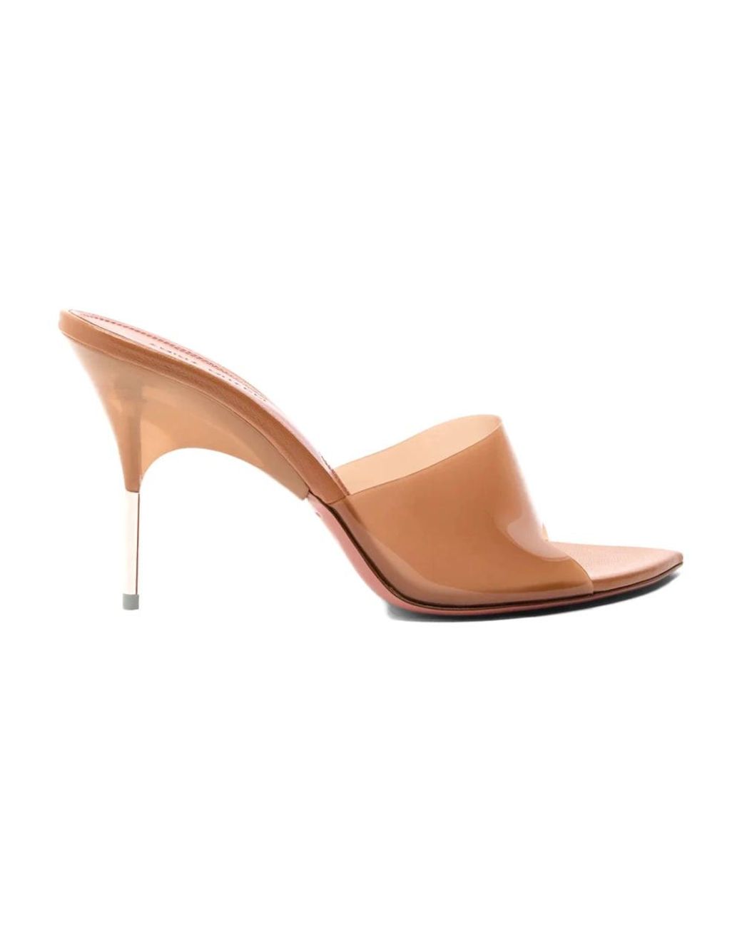 AMINA MUADDI White Heeled Mules