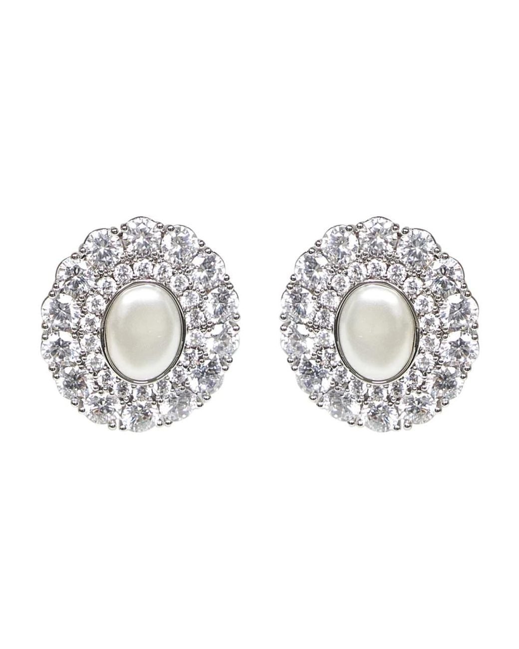 Self-Portrait Metallic Earrings