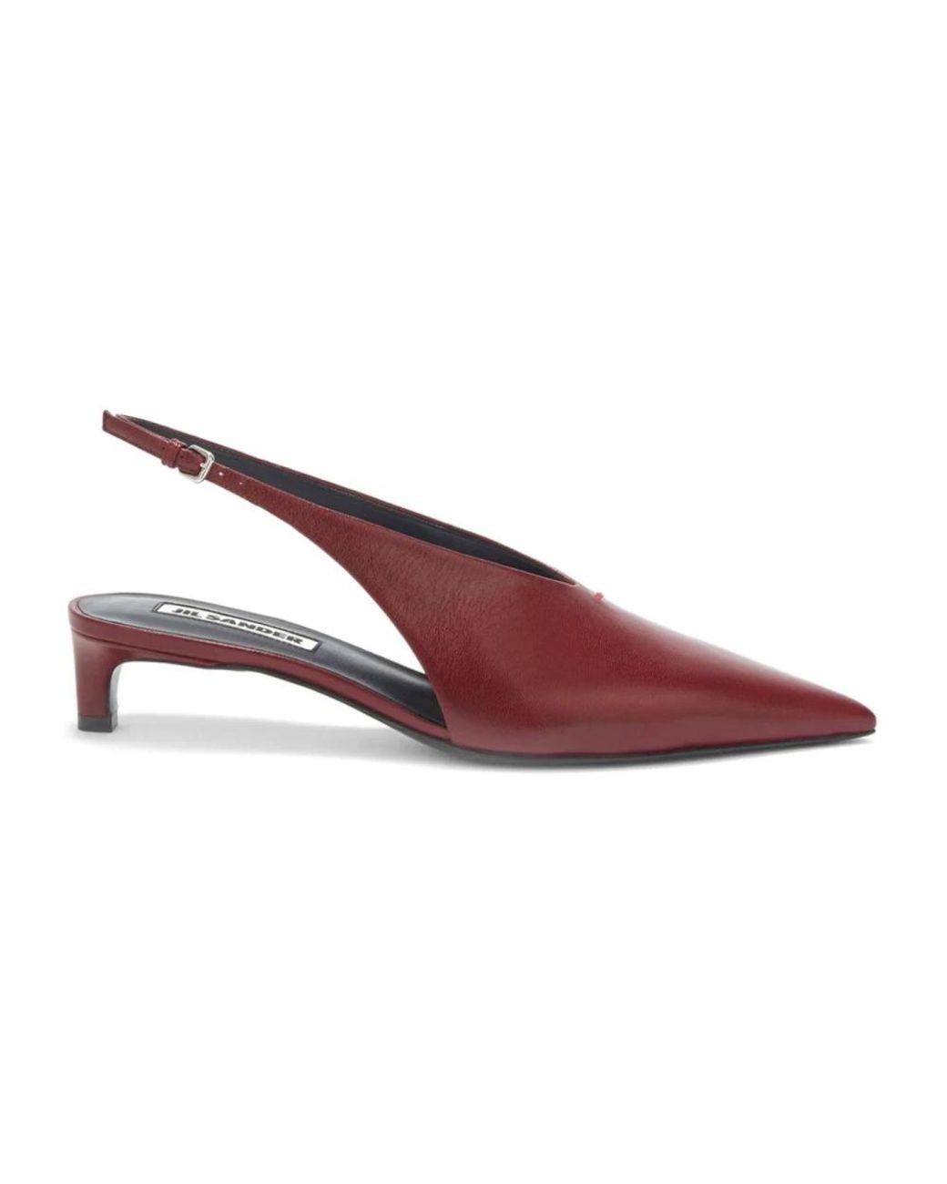 Jil Sander Red Pumps