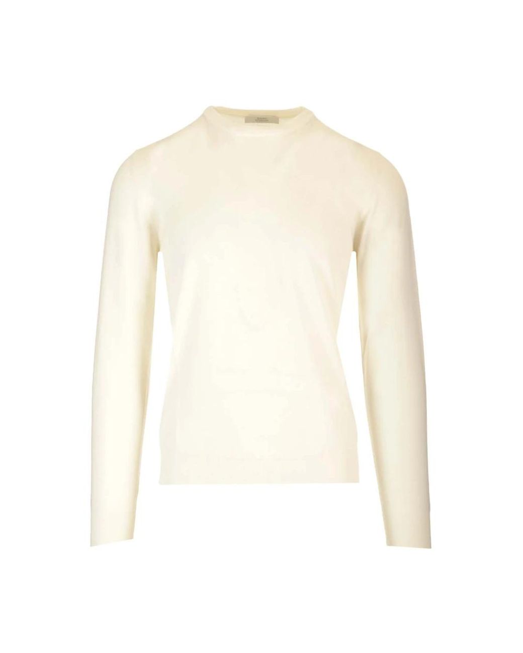 Mauro Ottaviani White Round-Neck Knitwear for men