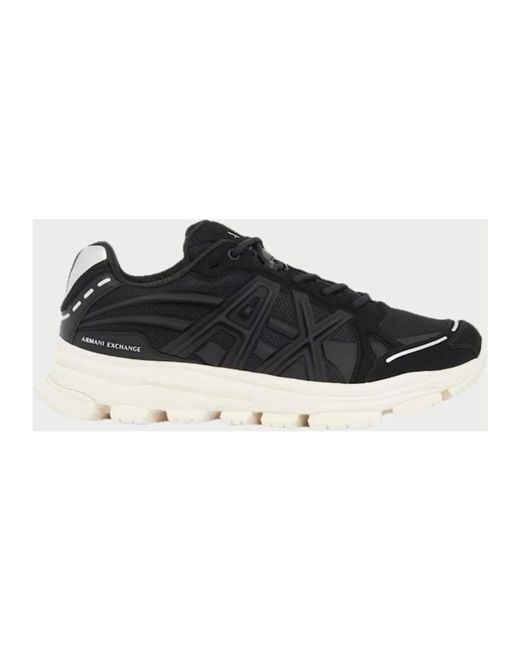 ARMANI EXCHANGE Black Sneakers for men