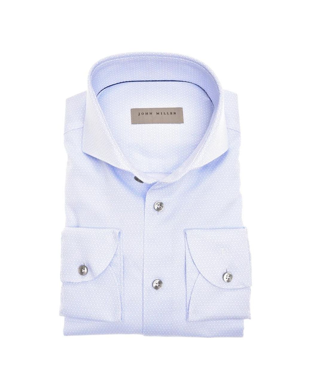 John Miller Blue Formal Shirts for men