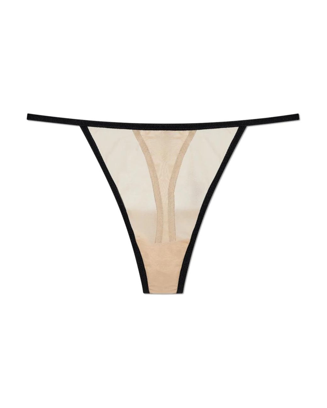 DSquared² Ondergoed ,Transparante Thongs in het Natural