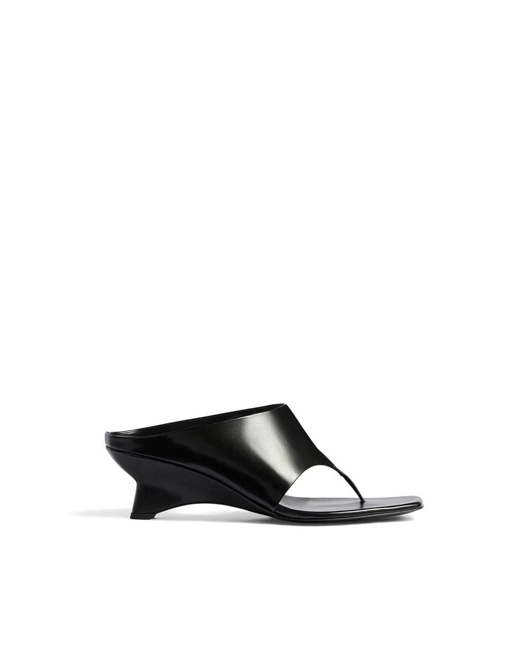 Khaite Black Heeled Mules