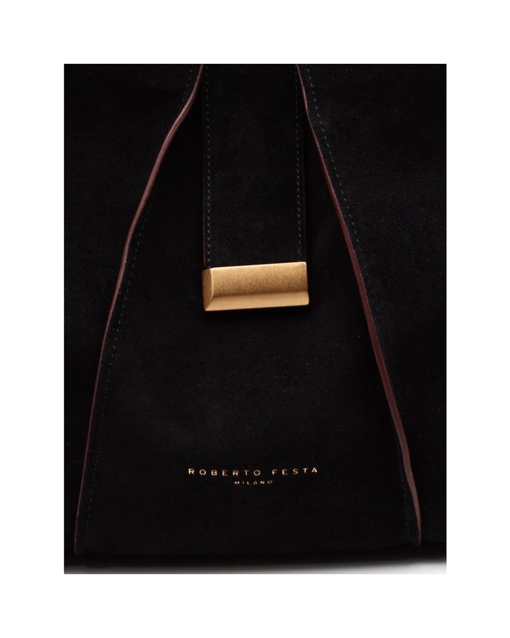 Roberto Festa Black Shopping Bags