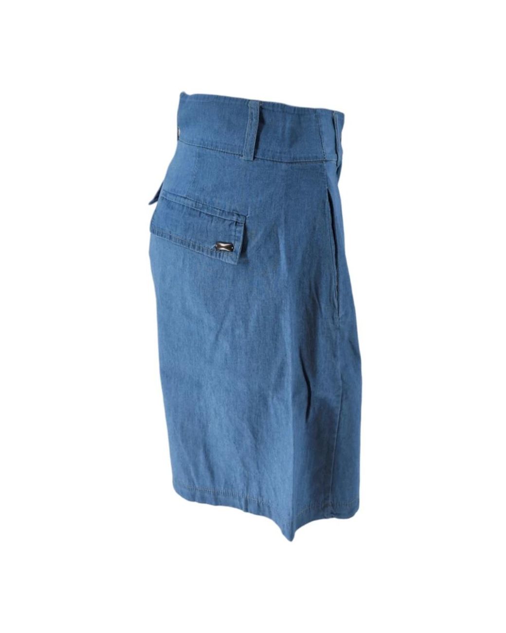 Bomboogie Blue Denim Shorts